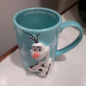 Disney Parks Disneyland Frozen Olaf Coffee mug Large Tall NEW Holiday Season